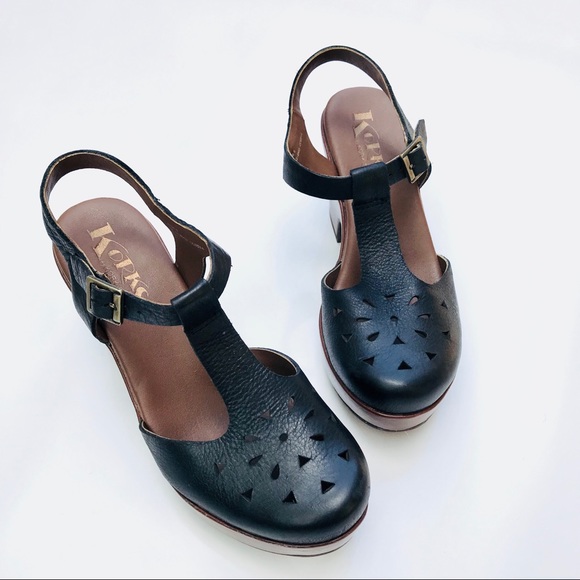 korks anja slingback clogs